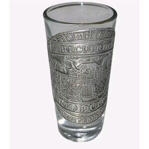 Silver Rio Dulce, Guatemala Crisa Souvenir Shot Glass